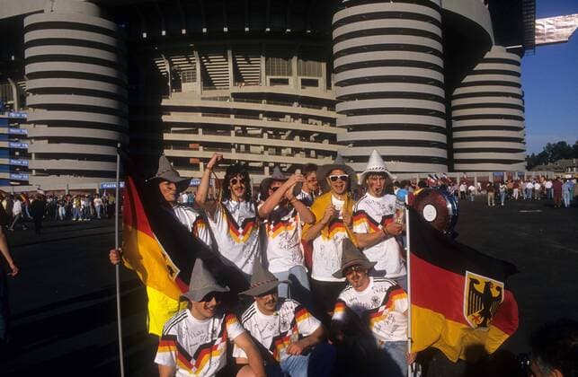 WM 1990: Deutsche Fans