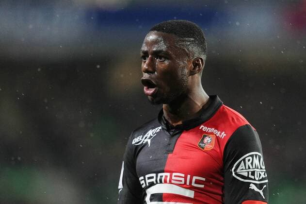 Paul Georges Ntep (Rennes) FOOTBALL : Stade Rennes vs Girondins Bordeaux - Ligue 1 - 21 02 2015 N.LeGouicFEP 