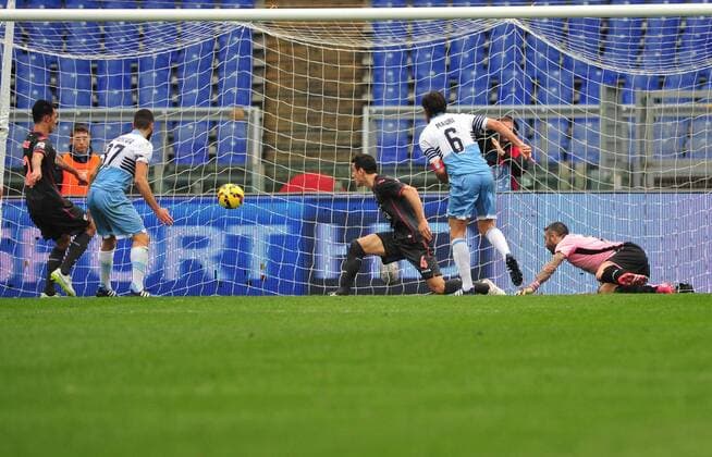 IPP20150222 Football - soccer: Serie A, Lazio Rom - US Palermo, stefano mauri 1-1 xHOCHxZWEIx xItalyxPhotoxPressx 