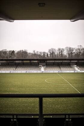 Fußball, Stadiongeschichte Stuttgarter Kickers Stadion - Presserundgang im neu umgebauten Gazi Stadion auf der Waldau - Stuttgarter Kickers