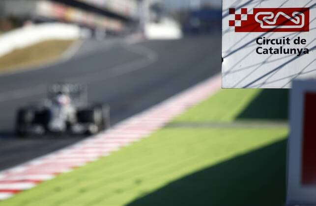 BARCELONA -february 28- SPAIN: tests of Formula 1, held at the Circuit de Catalunya Barcelona, on February 28, 2015. 