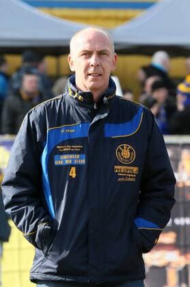 Leipzig, 28.02.2015, Bruno-Plache-Stadion, Fußball, NOFV Oberliga Süd , 1. FC Lokomotive Leipzig vs. SG Dynamo Dresden II. 3:1 (2:1) , Im Bild: Mario Basler (1. FC Lok, Geschäftsführer . ,