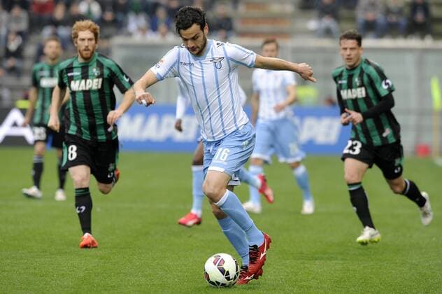 Marco Parolo Lazio Reggio Emilia Serie A 2014 2015 US Sassuolo Calcio - Lazio Rom 0-3 fnozxinside