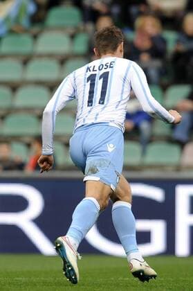 Esultanza Miroslav Klose dopo il gol Goal celebration Reggio Emilia Serie A 2014 2015 US Sassuolo Calcio - Lazio Rom 0-3 fnozxinside