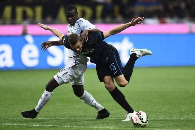 Serie A Inter Mailand - AC Florenz (ACF Fiorentina) (ACF Fiorentina (AC Florenz (ACF Fiorentina) ) ) Khoum Babacar-Nemanja Vidic 