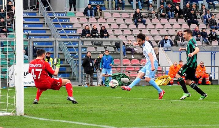Serie A, Sassuolo Calcio - Lazio Rom, gol marco parolo del 0-3 xHOCHxZWEIx xItalyxPhotoxPressx 