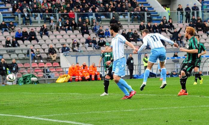 Serie A, Sassuolo Calcio - Lazio Rom, miroslav klose segna il gol del 0-2 xHOCHxZWEIx xItalyxPhotoxPressx 