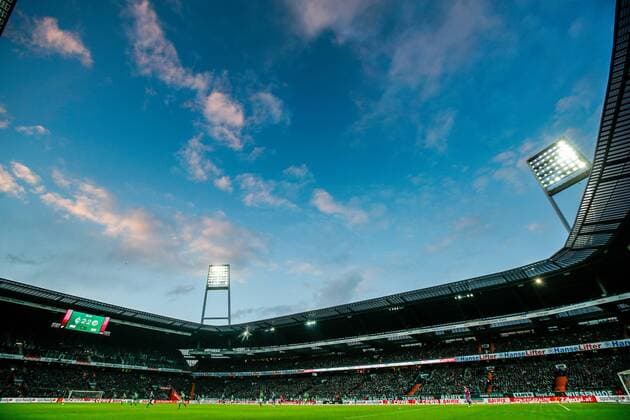 Bremen, 1. März 2015 - Fußball, 1. Bundesliga 2014 15, SV Werder Bremen Übersicht des Bremer Weser-Stadion, Heimspielstätte des SV Werder Bremen 