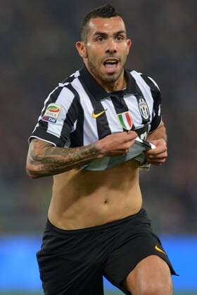 Carlos Alberto Tevez Juventus. Goal celebrations. Roma 2-03-2015 Stadio Olimpico. Football Calcio 2014 2015 Serie A. AS Rom vs Juventus Turin AntoniettaxBaldassarre