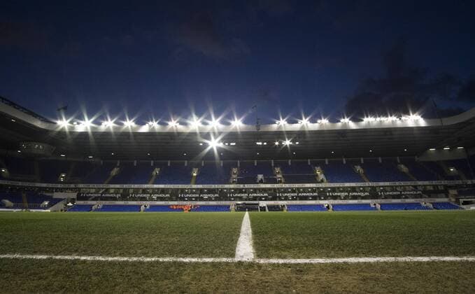 04.03.2015. London, England. Barclays Premier League. Tottenham Hotspur. Still some daylight left in the sky over White Hart Lane as kick-off time approaches. xNigelxCookex  ActionPlus11602292