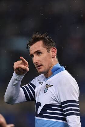 Miroslav Klose Lazio 1-0 Goal celebration Calcio Coppa Italia Lazio Rom vs SSC Neapel Foto AndreaxStaccioli Insidefoto andreaxstaccioli