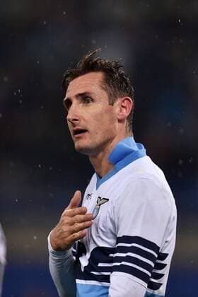 Miroslav Klose Lazio 1-0 Goal celebration Calcio Coppa Italia Lazio Rom vs SSC Neapel Foto AndreaxStaccioli Insidefoto andreaxstaccioli