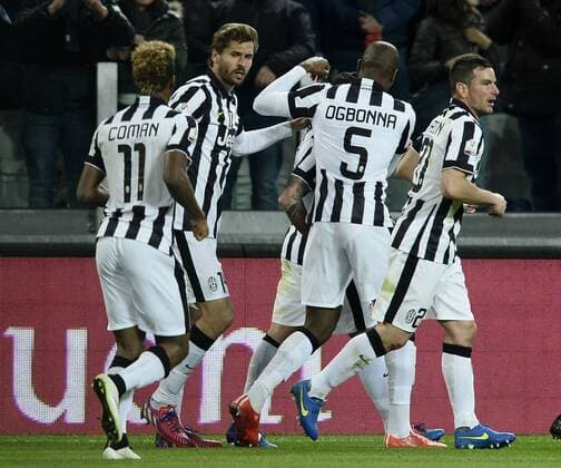 Coppa Italia 2015 - Juventus Turin - AC Florenz (ACF Fiorentina) (ACF Fiorentina (AC Florenz (ACF Fiorentina) ) ) - Jubel Fernando Llorente, Angelo Ogbonna, Simone Padoin 