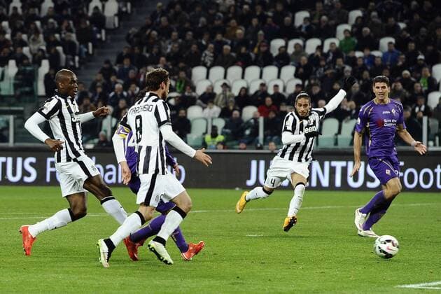 Coppa Italia 2015 - Juventus Turin - AC Florenz (ACF Fiorentina) (ACF Fiorentina (AC Florenz (ACF Fiorentina) ) ) Mario Gomez gegen Martin Caceres 
