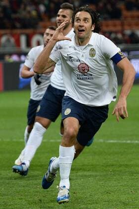 Serie A AC Milan - Hellas Verona Torjubel Luca Toni 