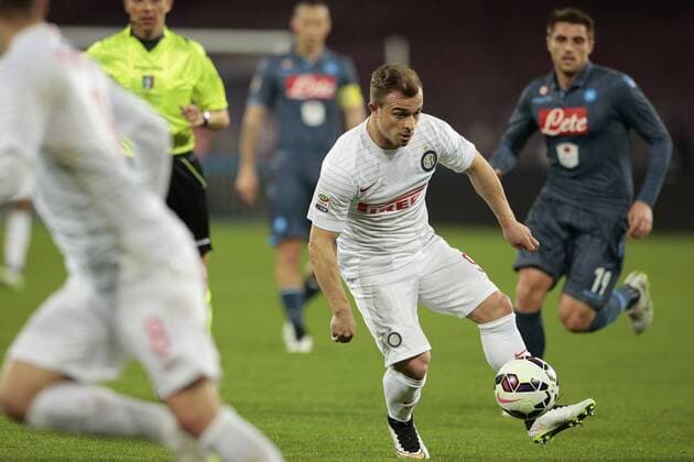 Xherdan Shaqiri Inter, Napoli 08-03-2015 Stadio San Paolo Football, Serie A: SSC Napoli vs. Inter Mailand cesarexpurini
