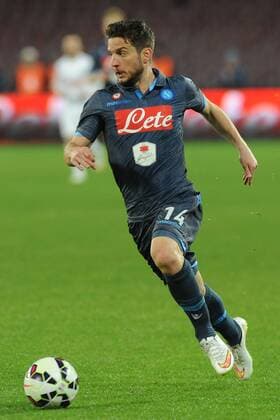March 8, 2015 - Naples, Italy - Dries Mertens of SSC Napoli during the italian Serie A football match between SSC Napoli and Inter Mailand at San Paolo Stadium on 8 March, 2015 in Naples,Italy. SSC Napoli and Inter Mailand - Serie A  - ZUMAn230