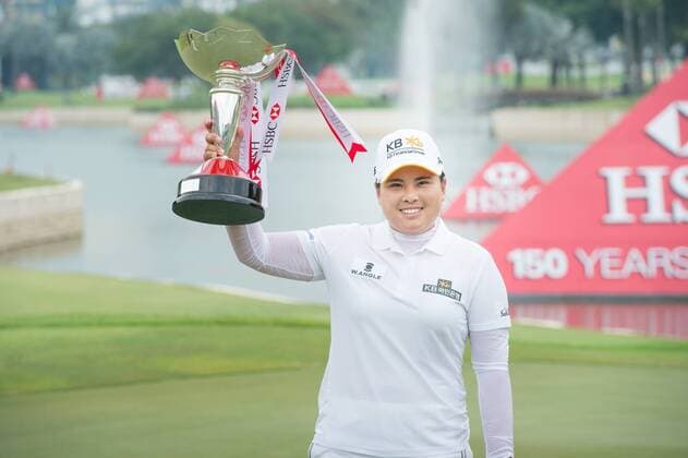 Inbee Park (KOR) wins the HSBC Women s Champions 2015 at Sentosa Golf Club in Singapore on March 8th, 2015. The 26 year old world number 2 shot 70 on the final day to finish 2 strokes ahead of the field with a 15 under par 273, She took home $210,000 in prize money and the tournament trophy. NoxThirdxPartyxSales  (ldta_hsbc087)