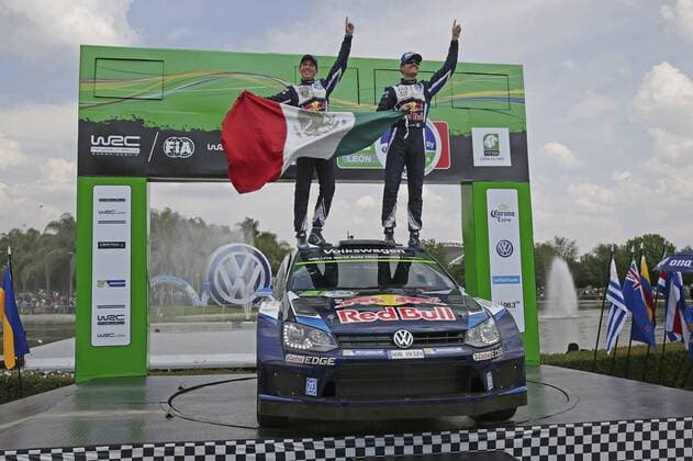 Sebastien Ogier (F), Julien Ingrassia (F) Volkswagen Polo R WRC Motorsport Rallye WM (2015) WRC Rally Mexico 2015 Rally Mexico 2015