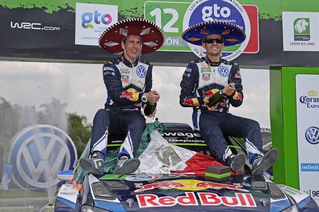 Sebastien Ogier (F), Julien Ingrassia (F) Volkswagen Polo R WRC Motorsport Rallye WM (2015) WRC Rally Mexico 2015 Rally Mexico 2015