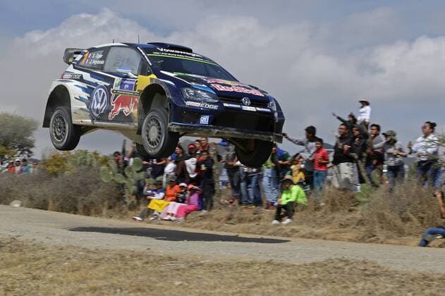 Sebastien Ogier (F), Julien Ingrassia (F) Volkswagen Polo R WRC Motorsport Rallye WM (2015) WRC Rally Mexico 2015 Rally Mexico 2015