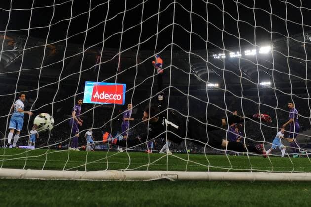 Lucas Biglia Lazio. Goal celebration Roma 09-03-2015 Stadio Olimpico Football Calcio Serie A Lazio Rom vs AC Florenz (ACF Fiorentina) andreaxstaccioli