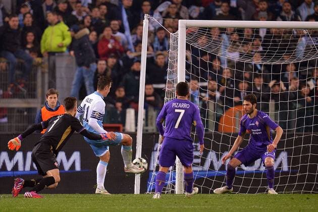 Miroslav Klose Lazio 4-0 Goal celebration Roma 09-03-2015 Stadio Olimpico Football Calcio Serie A Lazio Rom vs AC Florenz (ACF Fiorentina) andreaxstaccioli