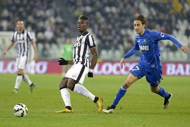 Paul Pogba Juventus, Simone Missiroli Sassuolo, Serie A, Juventus Turin - US Sassuolo Calcio filippoxalfero