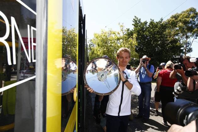 Motorsports: FIA Formula One World Championship WM Weltmeisterschaft 2015, Grand Prix of Australia, 6 Nico Rosberg (GER, Mercedes AMG Petronas Formula One Team), xHOCHxZWEIx