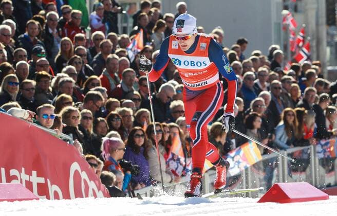 NORDIC SKIING - FIS WC Drammen DRAMMEN,NORWAY,11.MAR.15 - NORDIC SKIING, CROSS COUNTRY SKIING - FIS World Cup, sprint, men. Image shows Finn Haagen Krogh (NOR).