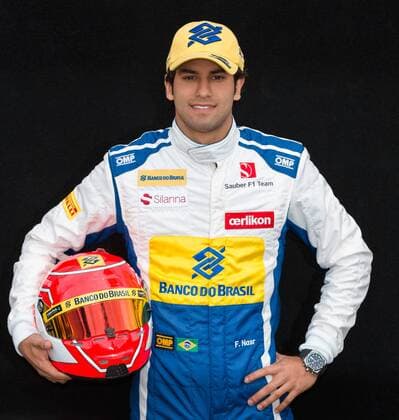 March 12, 2015: Felipe Nasr (BRA) 12 from the Sauber F1 Team pose at the drivers photograph session at the 2015 Australian Formula One Grand Prix at Albert Park, Melbourne, Australia. Sydney Low Cal Media Formula One 2015: Australia âÄ Drivers Photos - ZUMAc04_