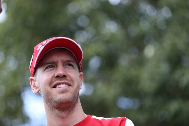 12.03.2015 - Sebastian Vettel (GER) Scuderia Ferrari SF15-T Australian Grand Prix, Melbourne 12 - 15 March 2015 