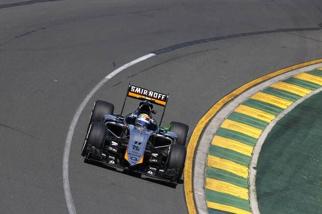 Motorsports: FIA Formula One World Championship WM Weltmeisterschaft 2015, Grand Prix of Australia, 11 Sergio Perez (MEX, Sahara Force India F1 Team), xHOCHxZWEIx