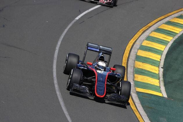Motorsports: FIA Formula One World Championship WM Weltmeisterschaft 2015, Grand Prix of Australia, 20 Kevin Magnussen (McLaren) xHOCHxZWEIx