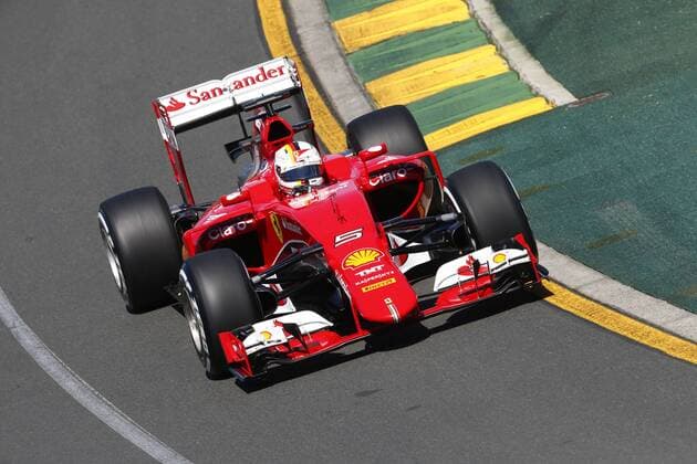 Motorsports: FIA Formula One World Championship WM Weltmeisterschaft 2015, Grand Prix of Australia, 5 Sebastian Vettel (GER, Scuderia Ferrari), xHOCHxZWEIx