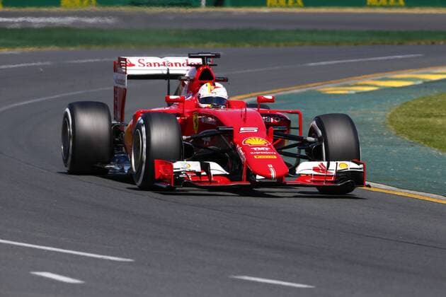 Motorsports: FIA Formula One World Championship WM Weltmeisterschaft 2015, Grand Prix of Australia, 5 Sebastian Vettel (GER, Scuderia Ferrari), xHOCHxZWEIx