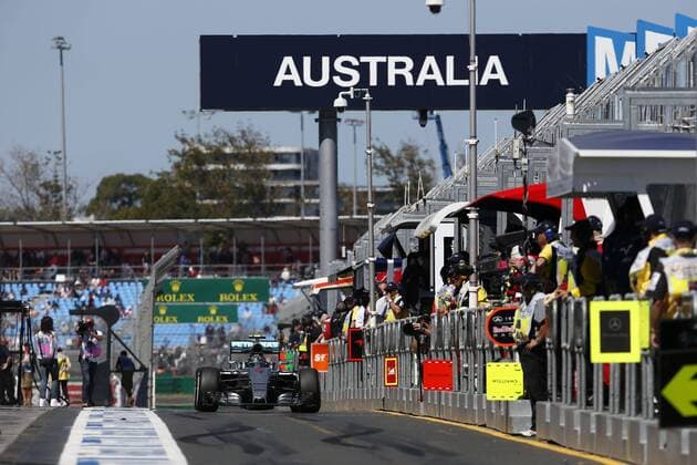 Motorsports: FIA Formula One World Championship WM Weltmeisterschaft 2015, Grand Prix of Australia, 6 Nico Rosberg (GER, Mercedes AMG Petronas Formula One Team), Rolex, xHOCHxZWEIx
