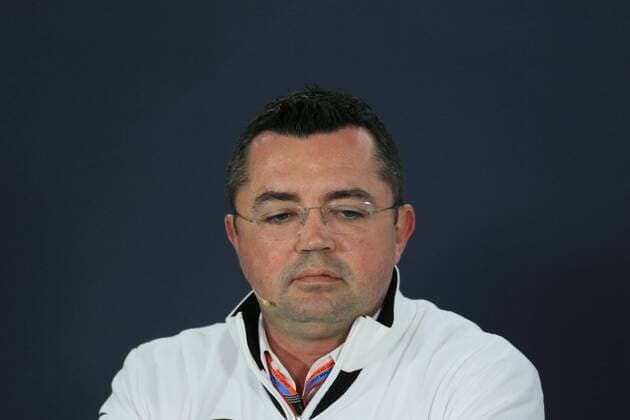 13.03.2015. Melbourne, Australia. Austalian Grand Prix. Friday Practice. McLaren Honda Racing Director Eric Boullier during the friday team press conference PK Pressekonferenz xLeannexBoonx  ActionPlus11604521