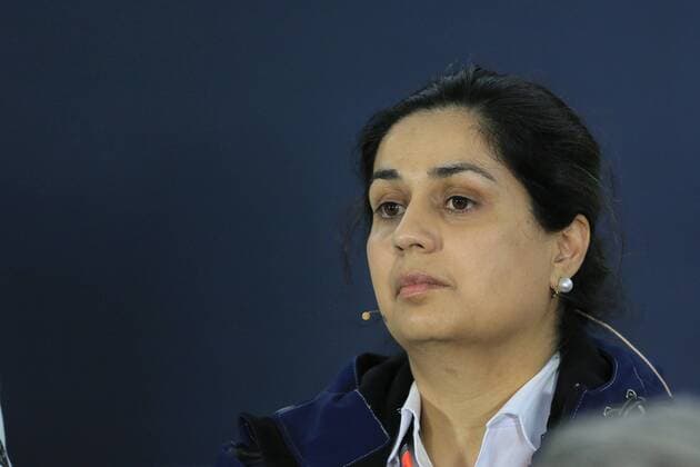 13.03.2015. Melbourne, Australia. Austalian Grand Prix. Friday Practice. Sauber F1 Team Team Principle Monisha Kaltenborn during the friday team press conference PK Pressekonferenz xLeannexBoonx  ActionPlus11604524