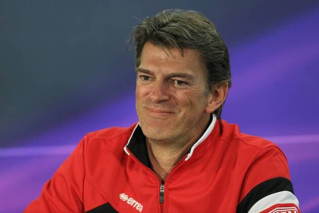 13.03.2015. Melbourne, Australia. Austalian Grand Prix. Friday Practice. Manor Marussia F1 Team, Chief Executive Officer (CEO) Graham Lowden during the friday press conference PK Pressekonferenz xLeannexBoonx  ActionPlus11604528