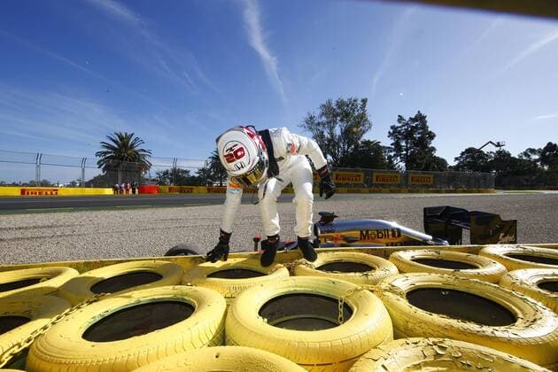 Motorsports: FIA Formula One World Championship WM Weltmeisterschaft 2015, Grand Prix of Australia, 20 Kevin Magnussen (McLaren), xHOCHxZWEIx