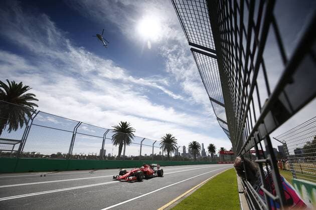 Motorsports: FIA Formula One World Championship WM Weltmeisterschaft 2015, Grand Prix of Australia, 5 Sebastian Vettel (GER, Scuderia Ferrari), xHOCHxZWEIx