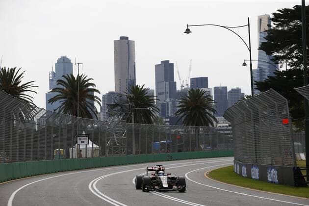 Motorsports: FIA Formula One World Championship WM Weltmeisterschaft 2015, Grand Prix of Australia, 8 Romain Grosjean (FRA, Lotus F1 Team), xHOCHxZWEIx