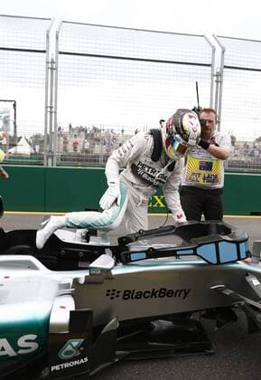 Motorsports: FIA Formula One World Championship WM Weltmeisterschaft 2015, Grand Prix of Australia, 44 Lewis Hamilton (GBR, Mercedes AMG Petronas Formula One Team), xHOCHxZWEIx
