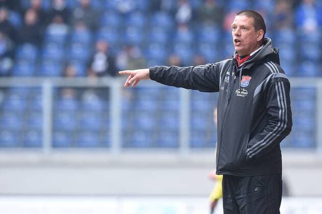 Fußball 3. Liga 29. Spieltag MSV Duisburg - SpVgg Unterhaching am 14.03.2015 in der Schauinsland-Reisen-Arena in Duisburg Christian Ziege ( Unterhaching )