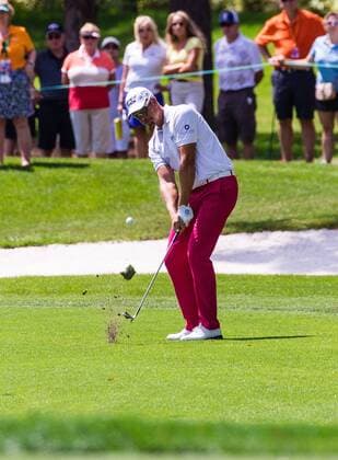 3 14 2015 - Palm Harbor FL, USA - Henrik Stenson with a fairway shot onto the green at the 1st hole at the Innisbrook Resort (Copperhead) in Palm Harbor FL. DelMecum Cal Media PGA Golf Herren Golf 2015: Valspar Championship Round 3 MARCH 14 - ZUMAc04_