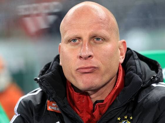 SOCCER - BL, Rapid vs Groedig VIENNA,AUSTRIA,14.MAR.15 - SOCCER - tipico Bundesliga, SK Rapid Wien vs SV Groedig. Image shows Carsten Jancker (Rapid). Keywords: Wien Energie.
