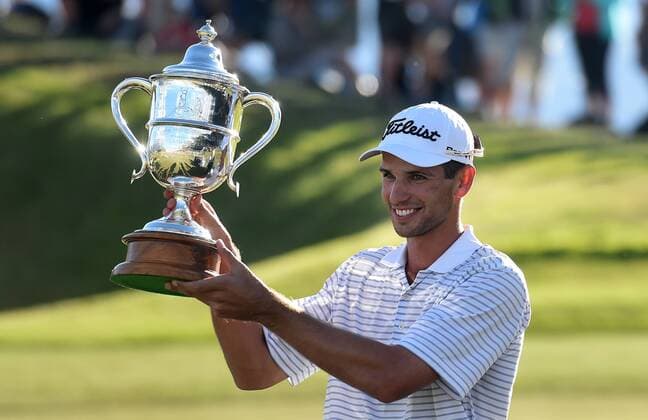 15.03.2015. Arrowtown, New Zealand. Australian golfer Jordan Zunic who won the 2015 BMW New Zealand Golf Open, The Hills Golf course, Arrowtown, New Zealand. Sunday 15 March 2015. xAndrewxCornagax  ActionPlus11605237
