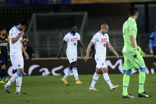 Db Verona 15 03 2015 - campionato di calcio serie A Hellas Verona vs SSC Neapel - Enttäuschung Napoli 