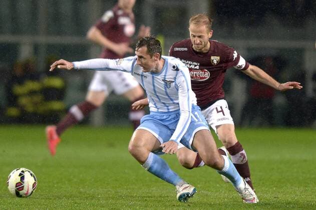Miroslav Klose Lazio, Migjen Basha Torino, - Calcio 2014 2015 Serie A, Torino FC - Lazio Rom , filippoxalfero